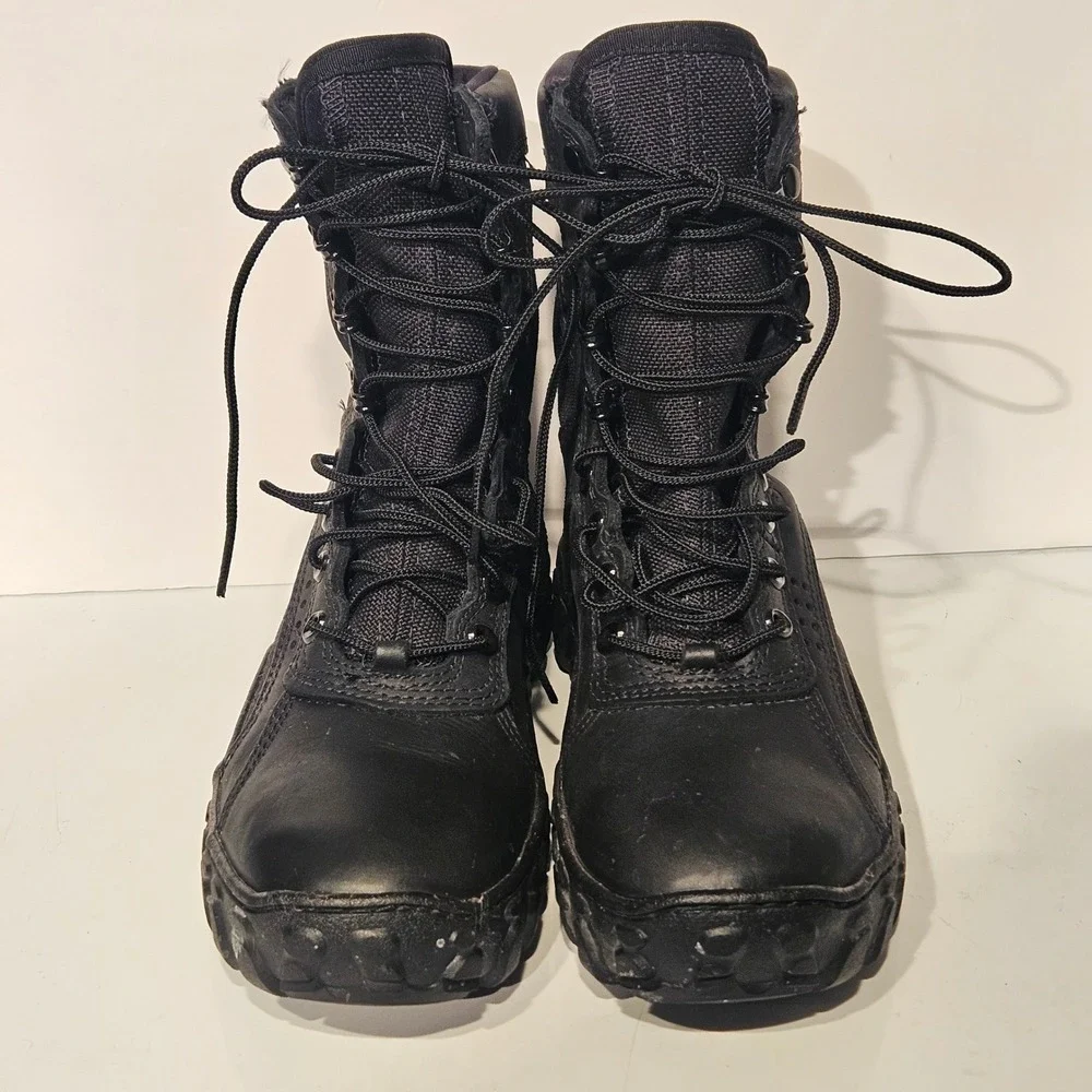 Rocky S2V Special Ops Tactical Boots 6 Black Leather Vibram 102 Military Duty
